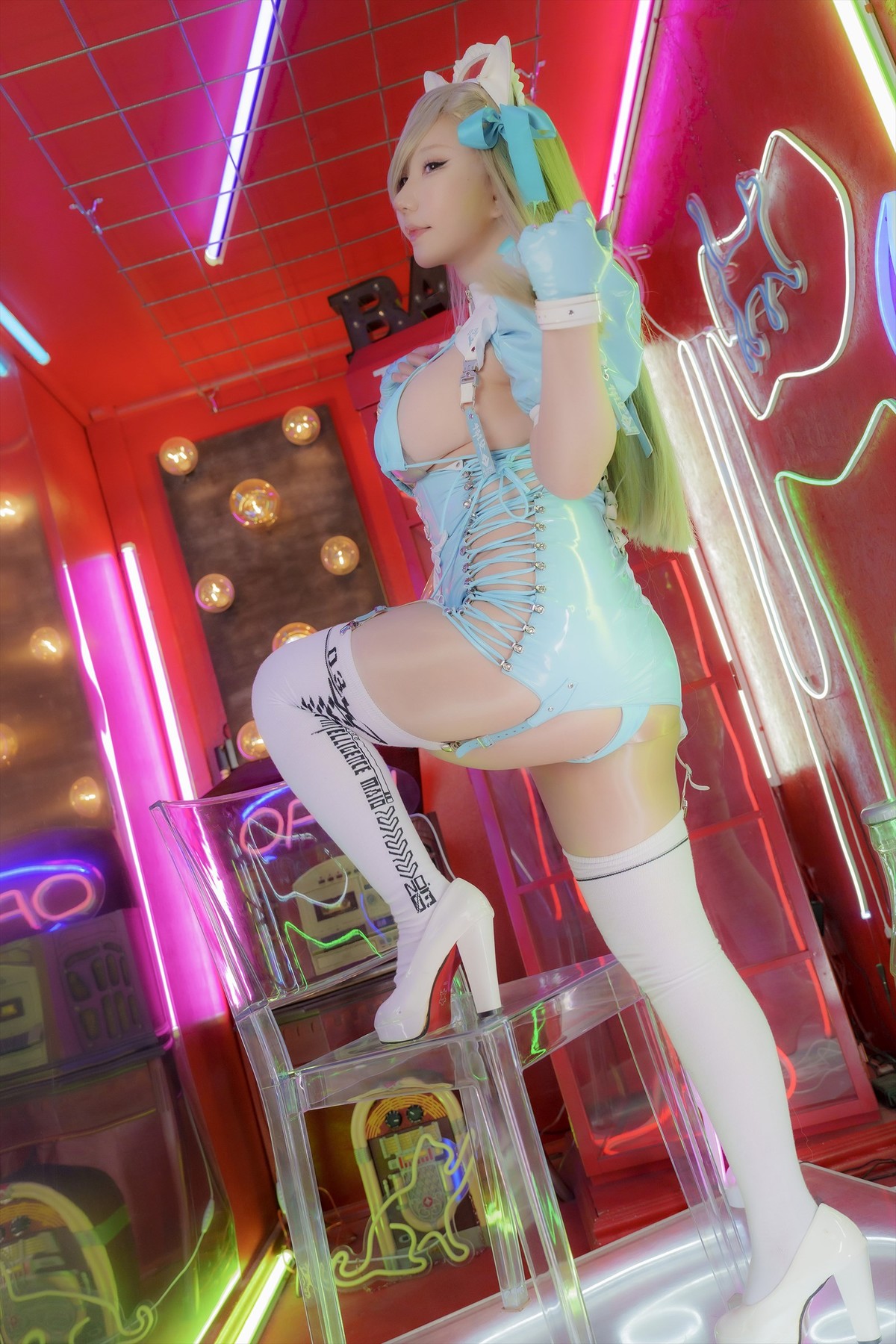 Cosplay SAKUサク Cyber Maid Asuna Set.02