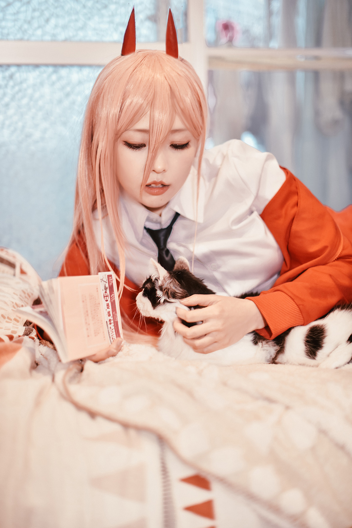 Пленительный Cosplay ElyEE子 Power パワー раздвинула ножки