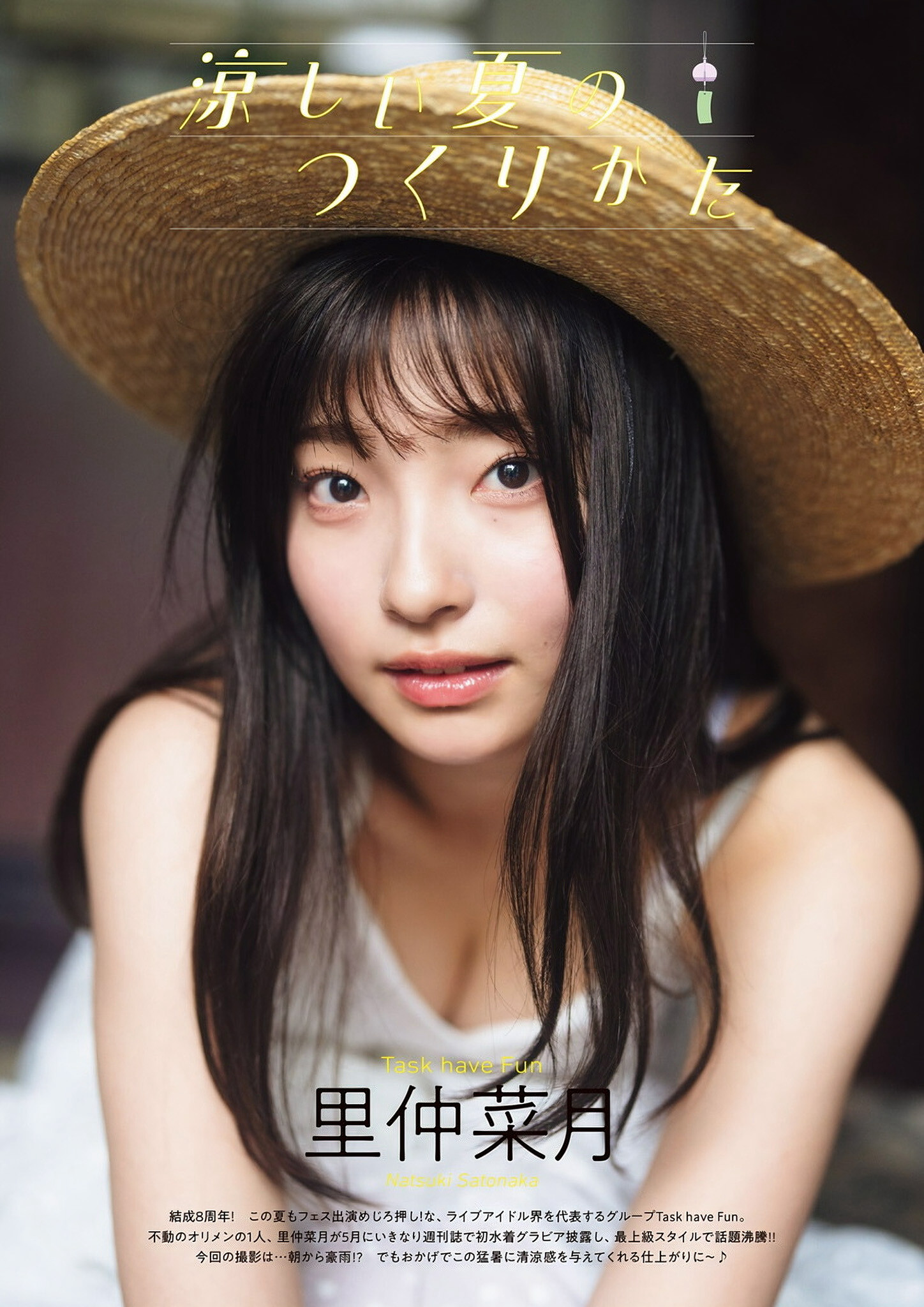 Natsuki Satonaka 里仲菜月, グラビアザテレビジョン Vol.73 (Gravure The Television Vol.73)