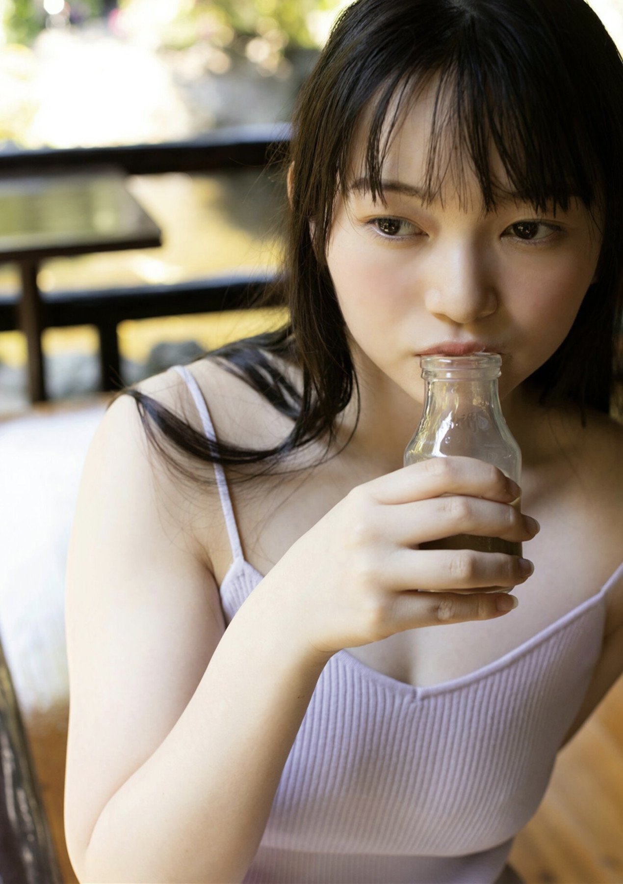 Suzuka Sayama 佐山すずか, BUBKAデジタル写真集 「すずの湯」 Set.01